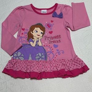 3 T (4/$20) Sofia the First “Princess Dreams” Top by Disney